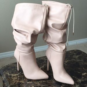 Shoe dazzle stiletto boots